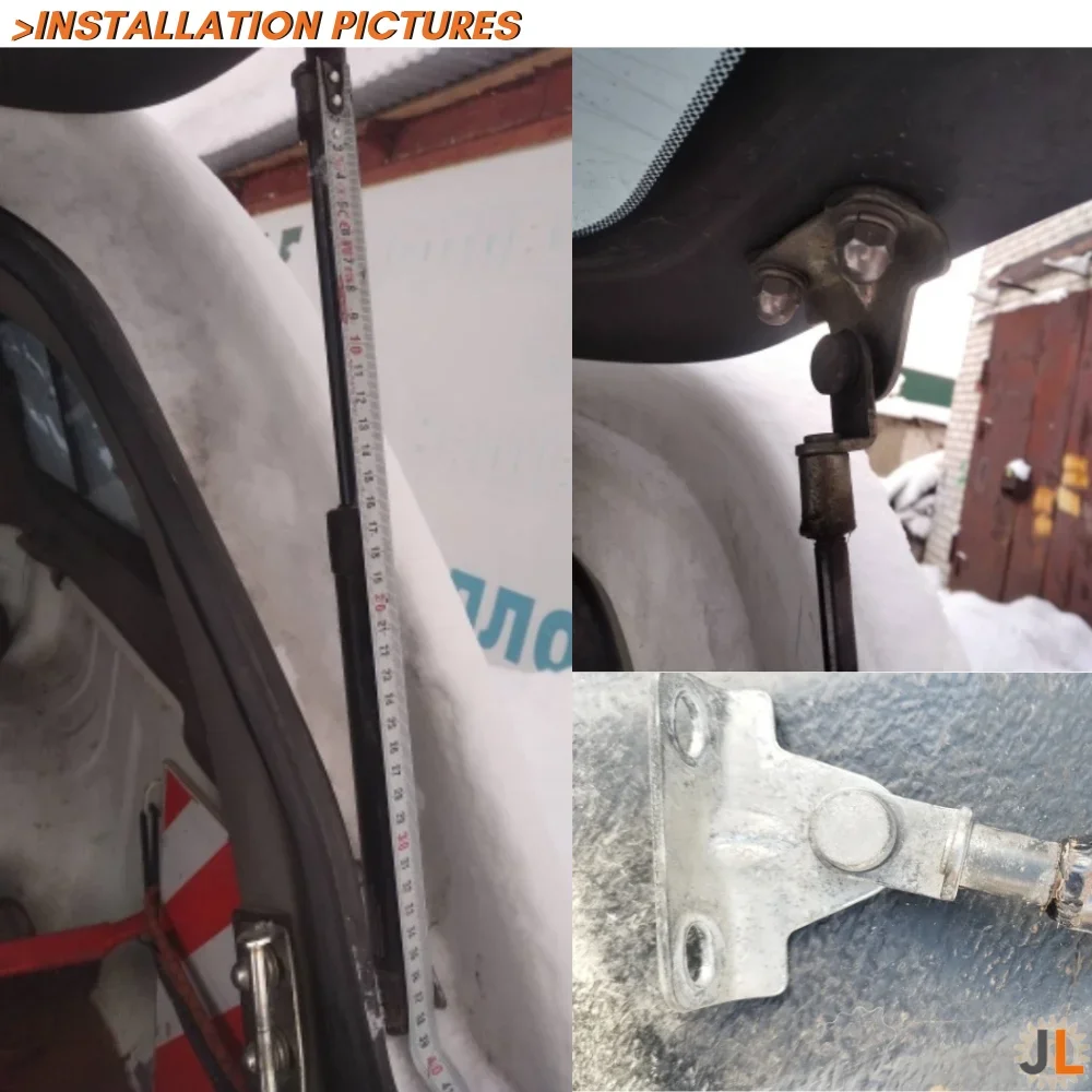 Amortiguadores de gas para luneta trasera Mitsubishi L200 KA/KB 2005-2014 - imagen 3