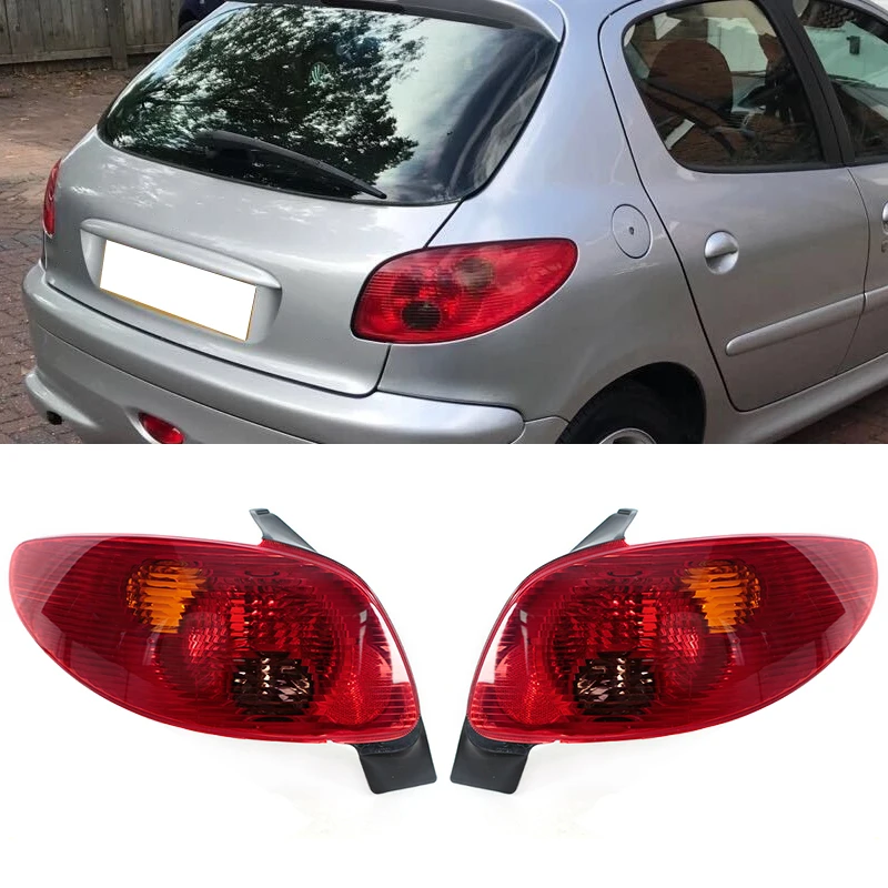 Sin bombilla para Peugeot 206 2002 2003 2004-2006 5 puertas Hatchback luces traseras luces de freno luces de marcha atrás luces de conducción