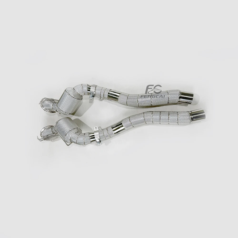 Bajante de escape inoxidable de alto flujo para Ferrari 812 6.5 L - imagen 4