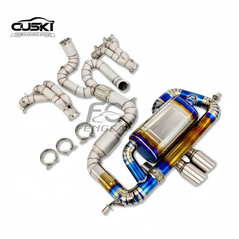 Silenciador de titanio y colector S-tube para Lotus Evora GT410 3.5T - imagen 4
