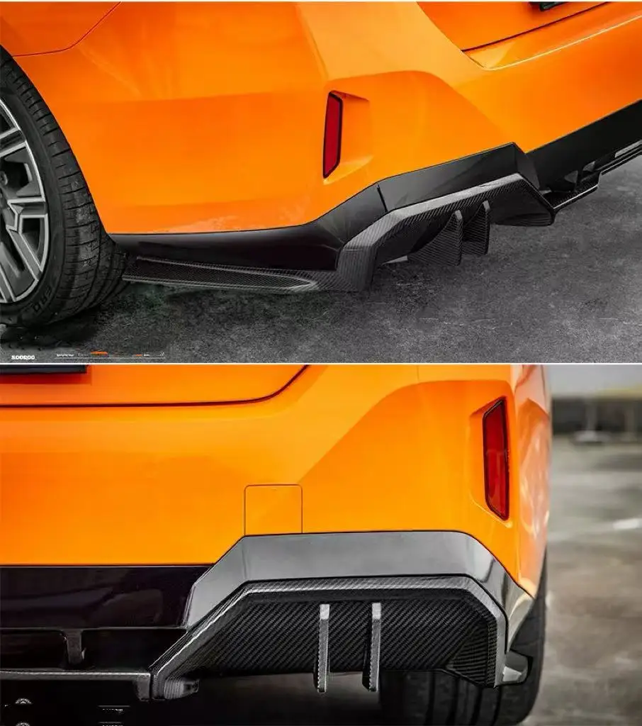 Para 5 Series G60 G68 actualización MP estilo Kit de cuerpo de fibra de carbono seco alerón difusor trasero de labio delantero - imagen 3