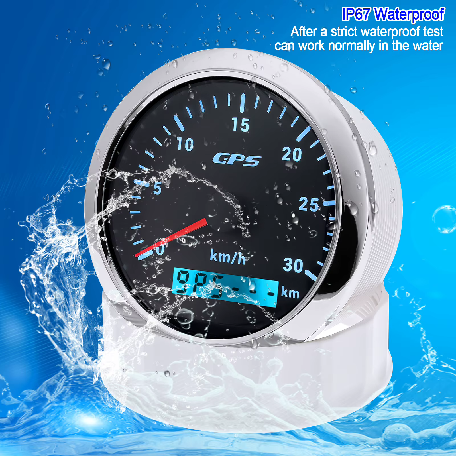 Velocímetro digital GPS 85 mm con antena para coche, camión y barco - imagen 4