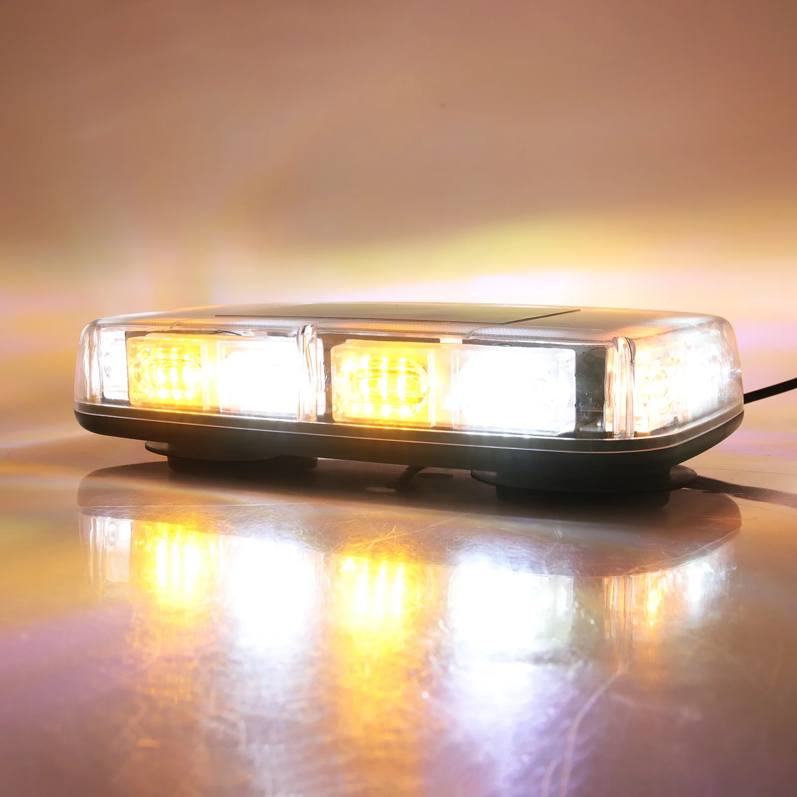 Baliza LED estroboscópica magnética para techo - coche y camión - imagen 3