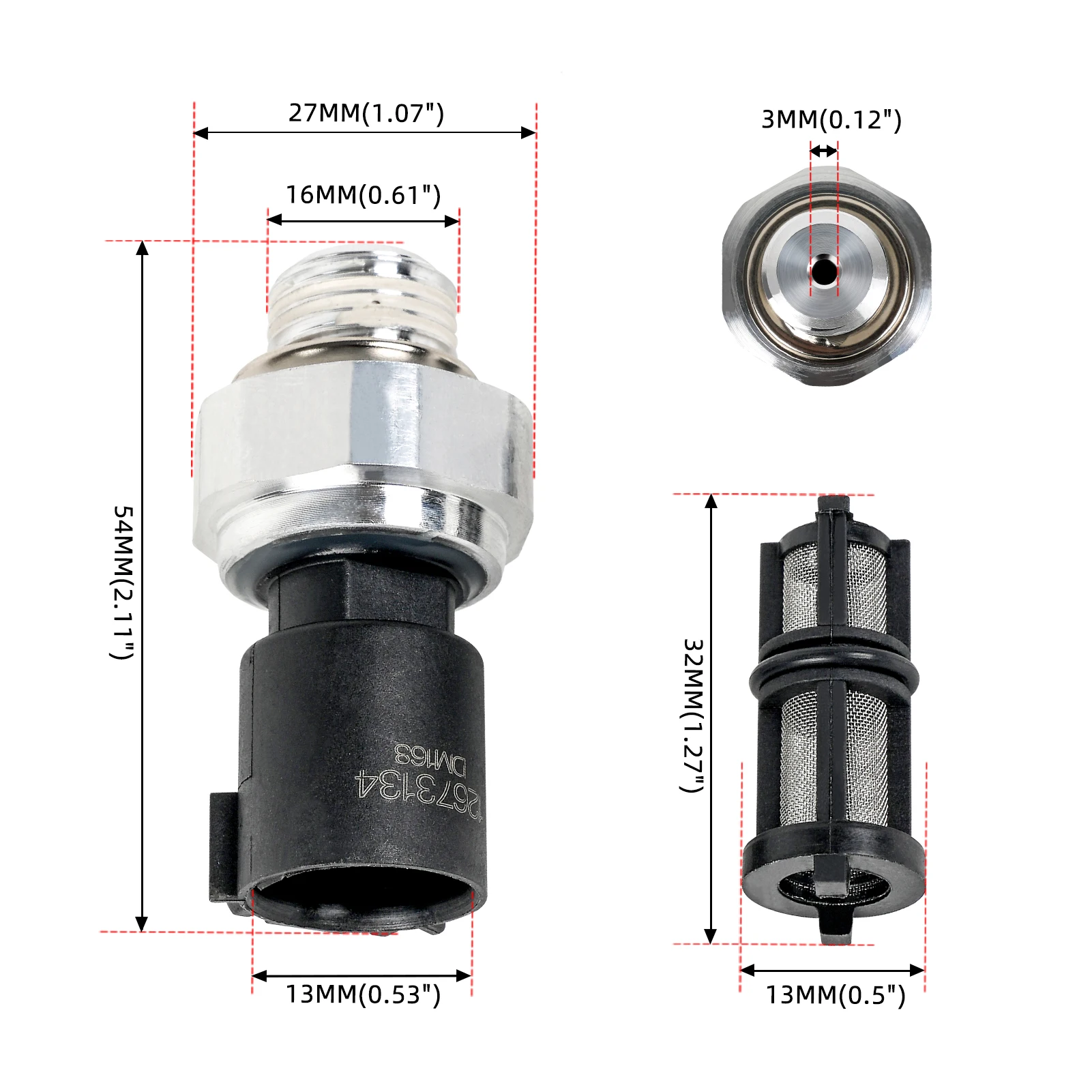 RASTP 12673134 Sensor presión aceite – Chevrolet Silverado 09-17 - imagen 4