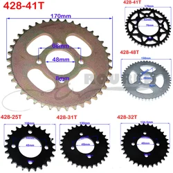 Corona trasera cadena 428 para Quad