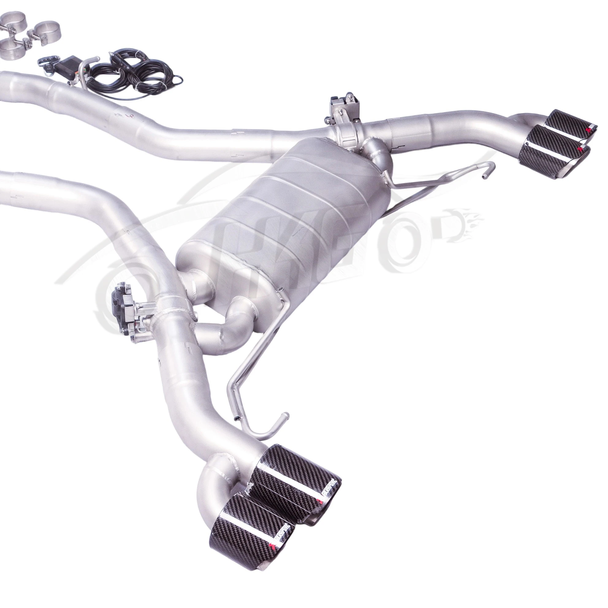Catback ajustable de acero inoxidable BMW X3 X4 M40i 3.0T - imagen 3
