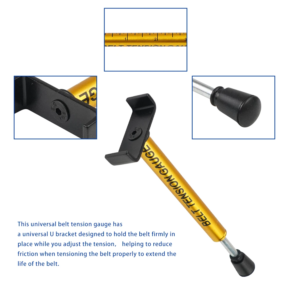Tensor de correa ajustable en L para coche y moto - imagen 3