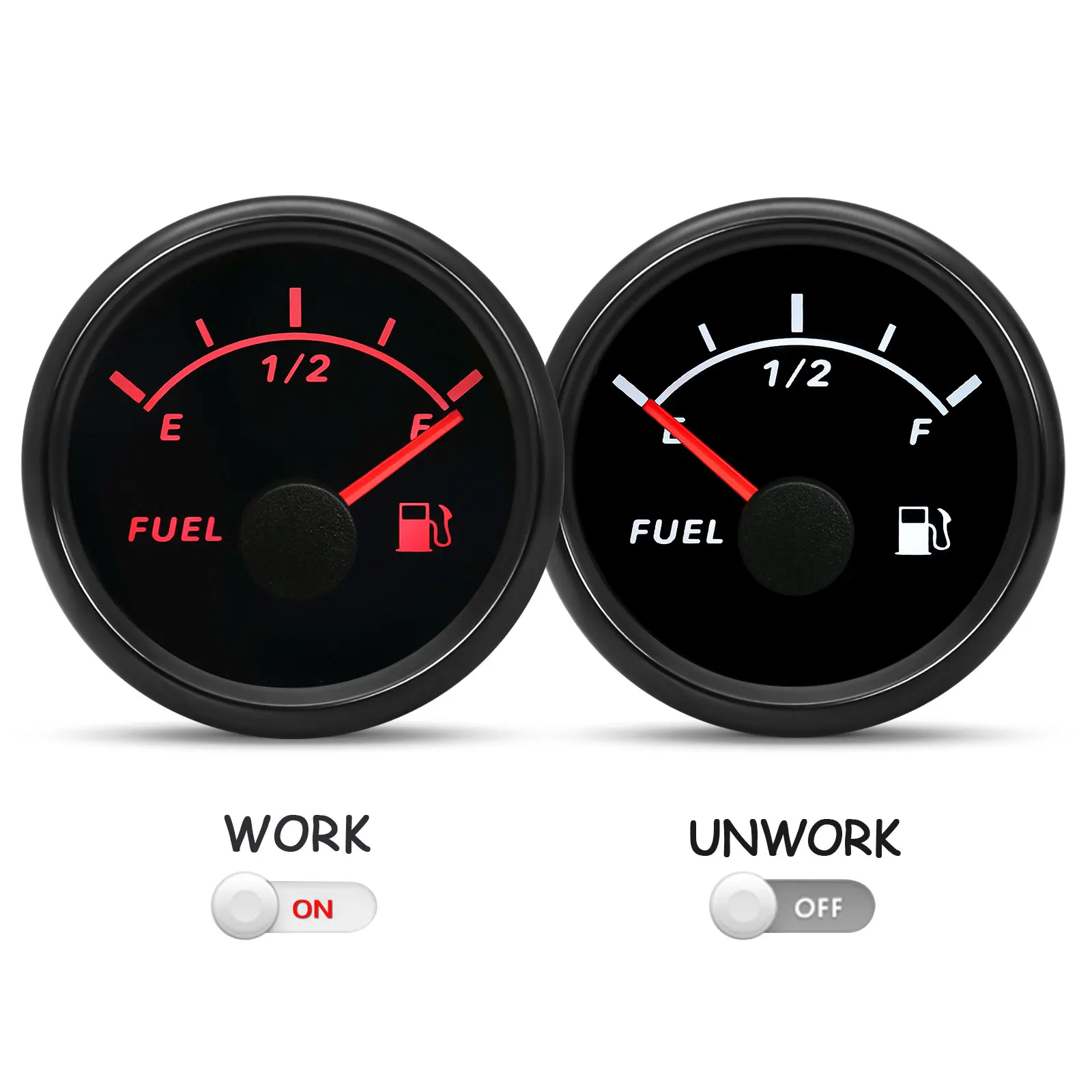 Sensor nivel combustible universal 52mm 0-190 ohm - imagen 5