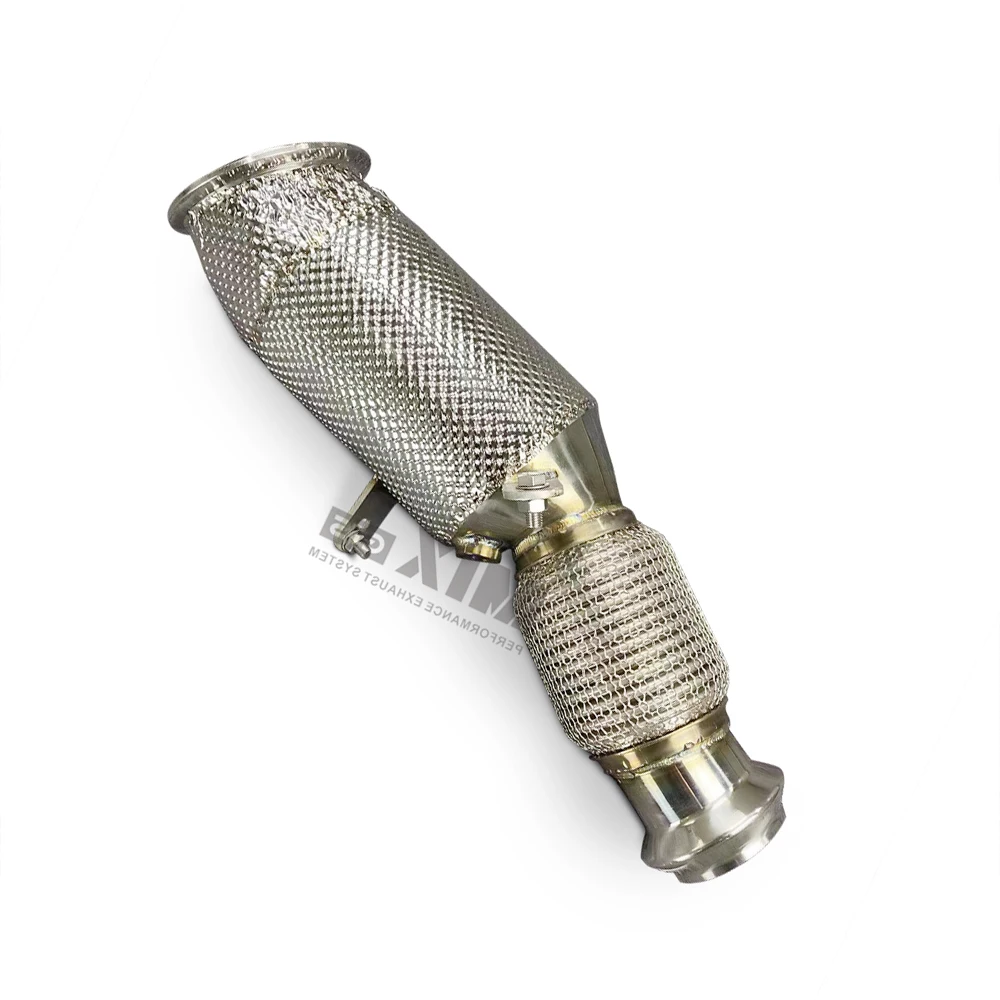 Tubo de bajada para el escape de alto rendimiento del sistema de escape automotriz BMW 525 2.0T 2013-2017 sin tubo de drenaje para gatos - imagen 2