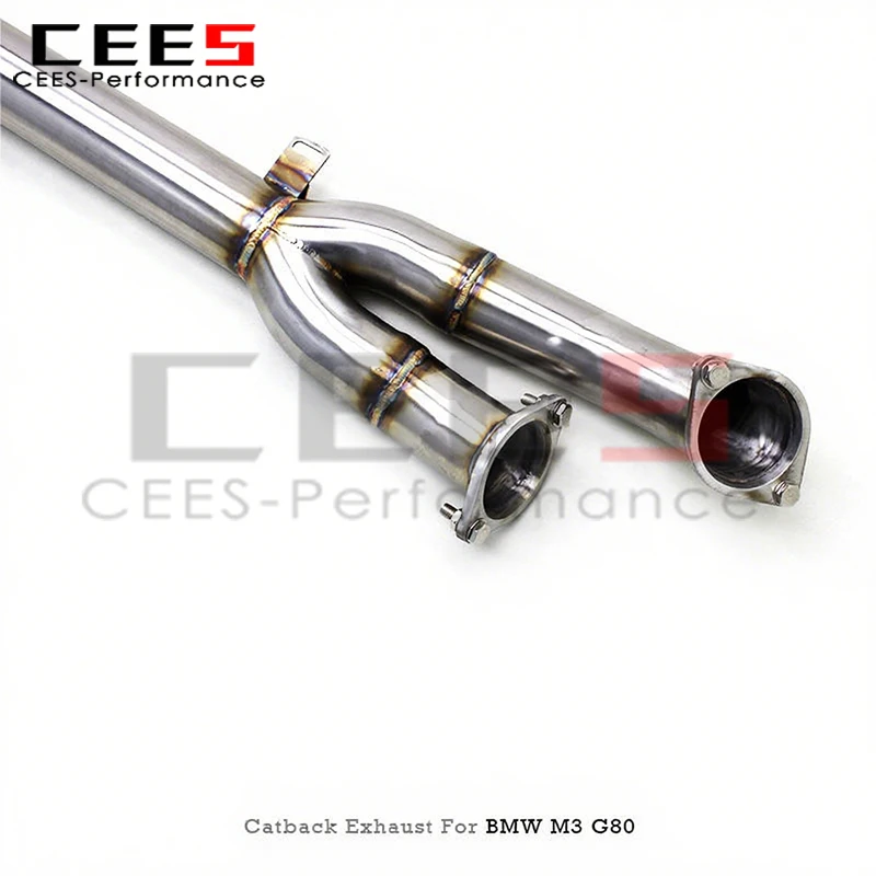 Escape catback CEES BMW M3 M4 G80 G82 3.0T acero inoxidable - imagen 3