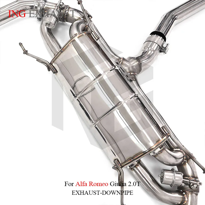 Escape Catback deportivo Alfa Romeo Giulia 2.0 T – Acero inoxidable - imagen 2