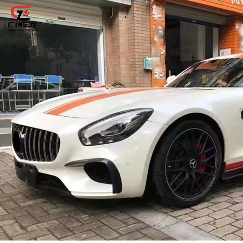 Parrilla delantera estilo GTR para Mercedes AMG GT S/R/C 2015-2017 - imagen 5