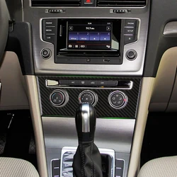 Perilla climatizador de fibra de carbono para VW Golf 7 MK7