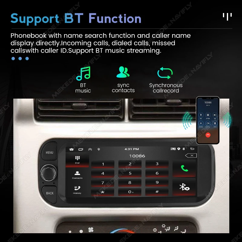 Radio Android Auto MEKEDE para Jeep Grand Cherokee, Liberty y Wrangler - imagen 4