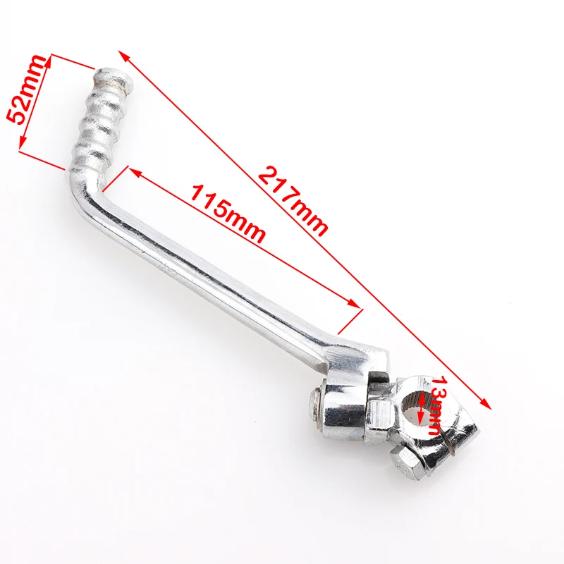 Pedal de arranque 13-16mm con palanca para pit bike 50-160cc KAYO SSR - imagen 5