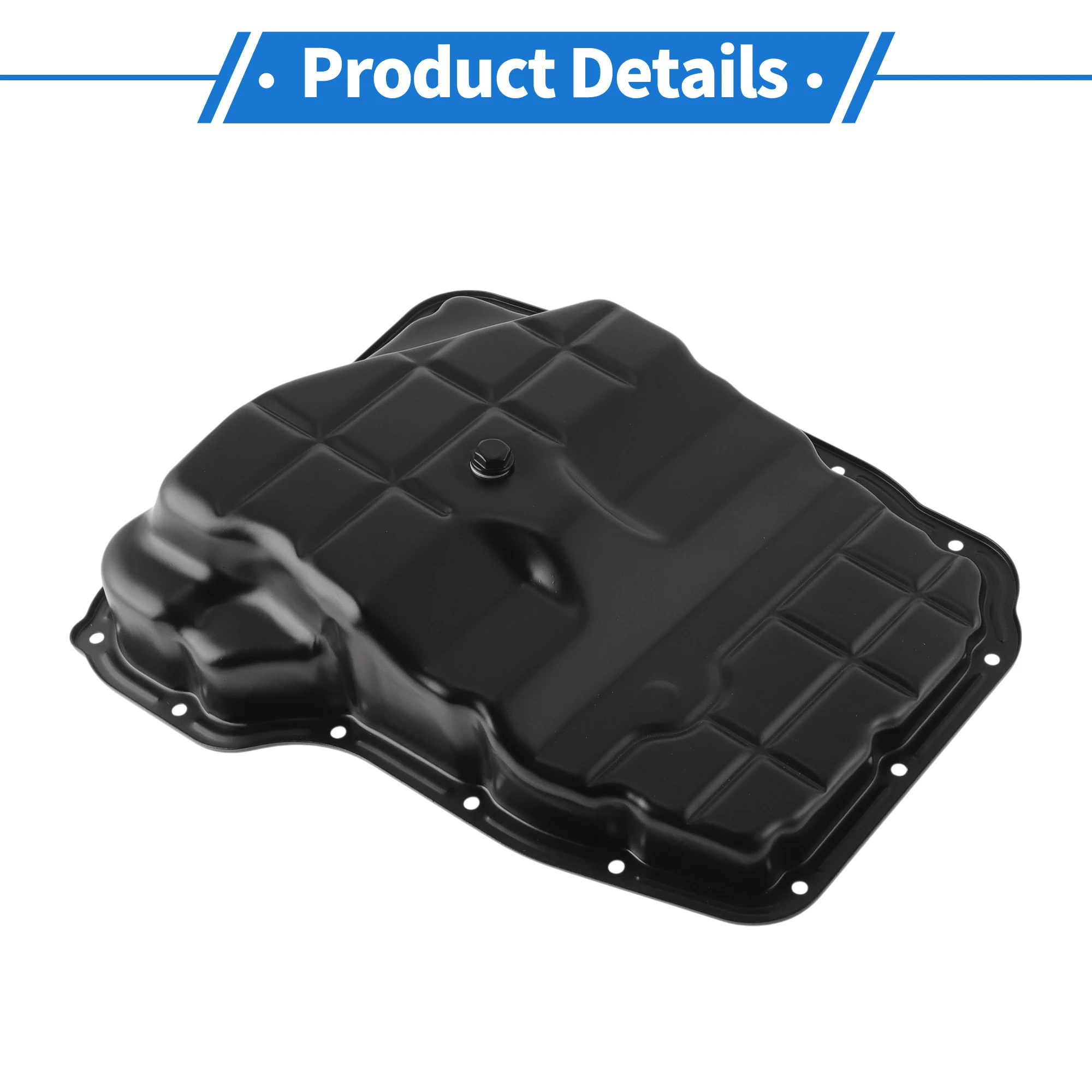 UXCELL No.4736676AA Cárter de aceite de motor para Jeep Grand Cherokee 10-13 aleación de aluminio negro - imagen 5