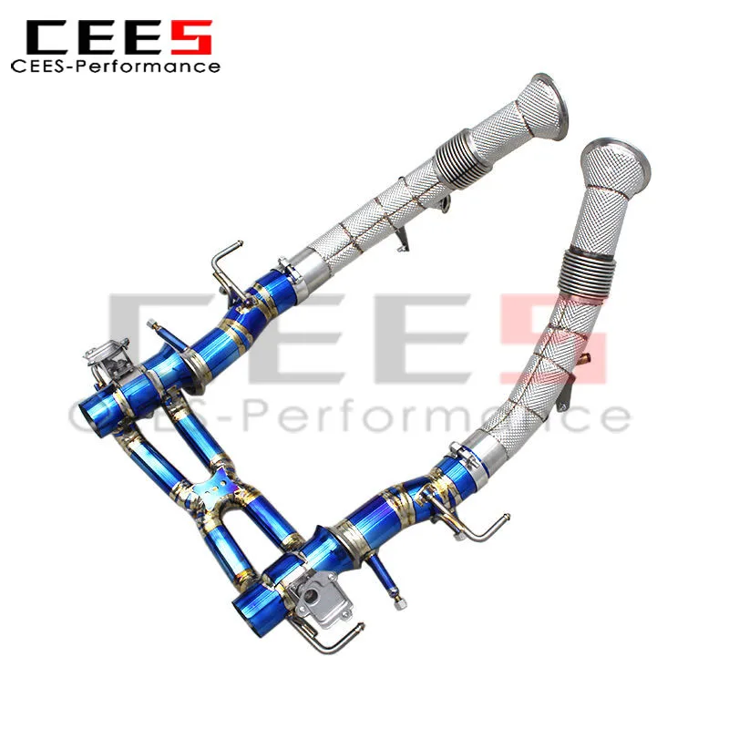 CEES Catback Tubos de escape para Ferrari SF90 3.9 V8 2019-2023 - imagen 3