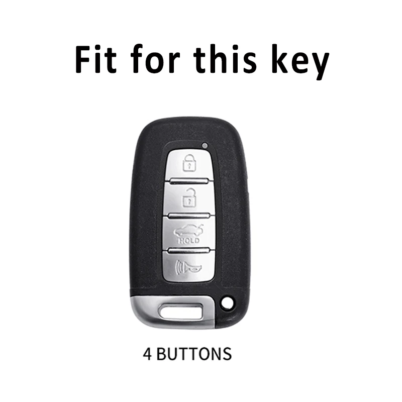 Funda TPU para llave Hyundai Tucson y Kia Sportage de 4 botones - imagen 2