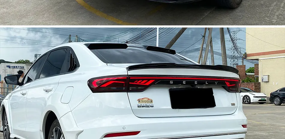 Detalle del diseño del deflector trasero