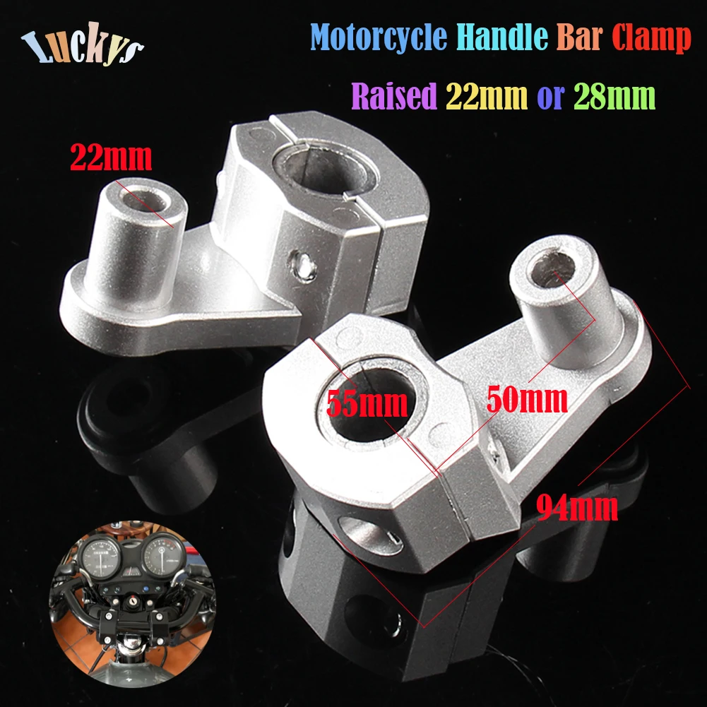 Elevadores de manillar para Honda, Kawasaki, Ducati, Yamaha y KTM