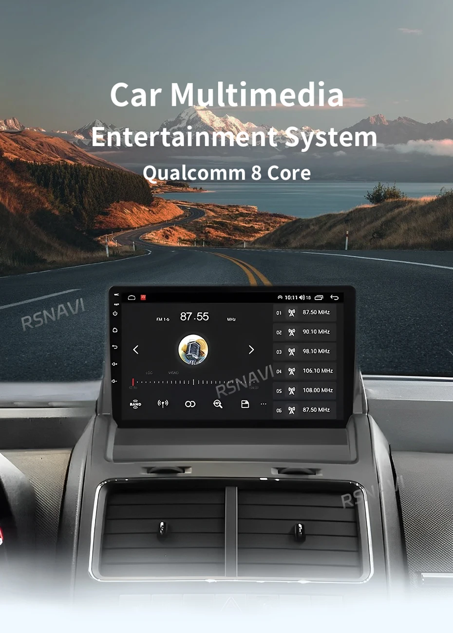 Radio Android 15 Carplay Qualcomm para Dodge Journey