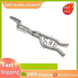 Tubo central resonado CBNT acero inox – BMW M3 F80 M4 F82 70 mm