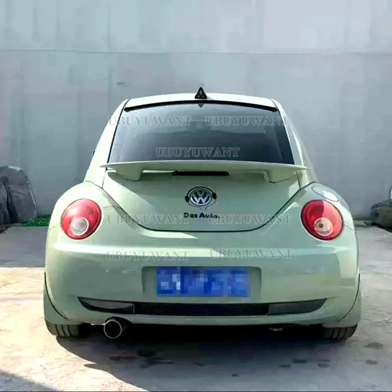 Alerón trasero de fibra de carbono negro brillante para VW Beetle - imagen 2