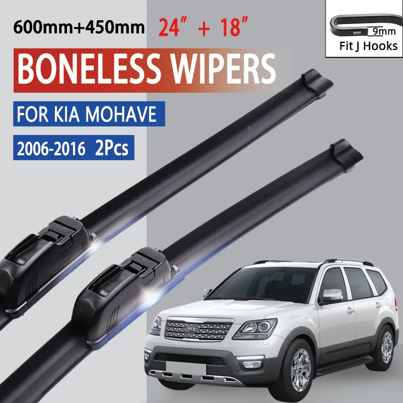 Limpiaparabrisas delantero HD silencioso Kia Mohave 2006-2016
