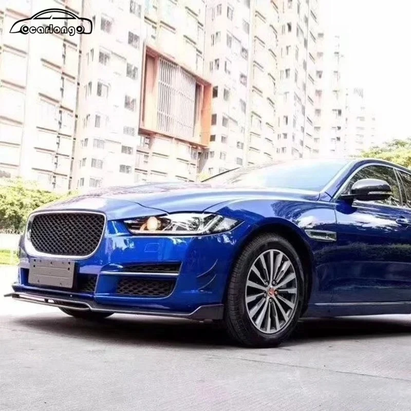 Proveedor profesional, labio delantero doble de alta calidad, adecuado para kits de carrocería de coche de fibra de carbono Jaguar XE XEL - imagen 5