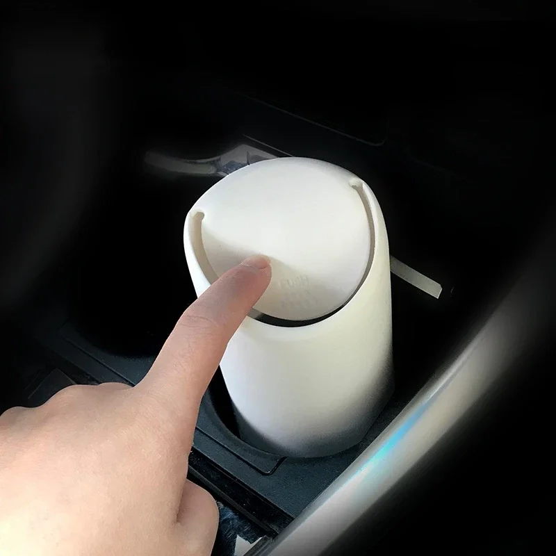 Cubo de basura de silicona para coche - A prueba de polvo - imagen 2