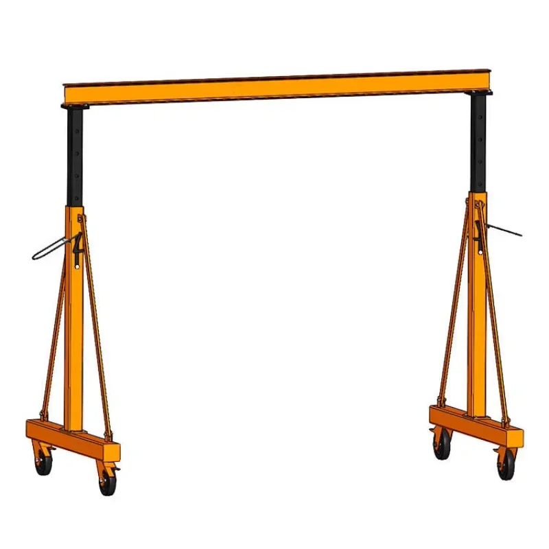 Grúa portátil de 1 a 10 toneladas, altura ajustable, polipasto móvil eléctrico pequeño, grúa de pórtico de portal de taller - imagen 5