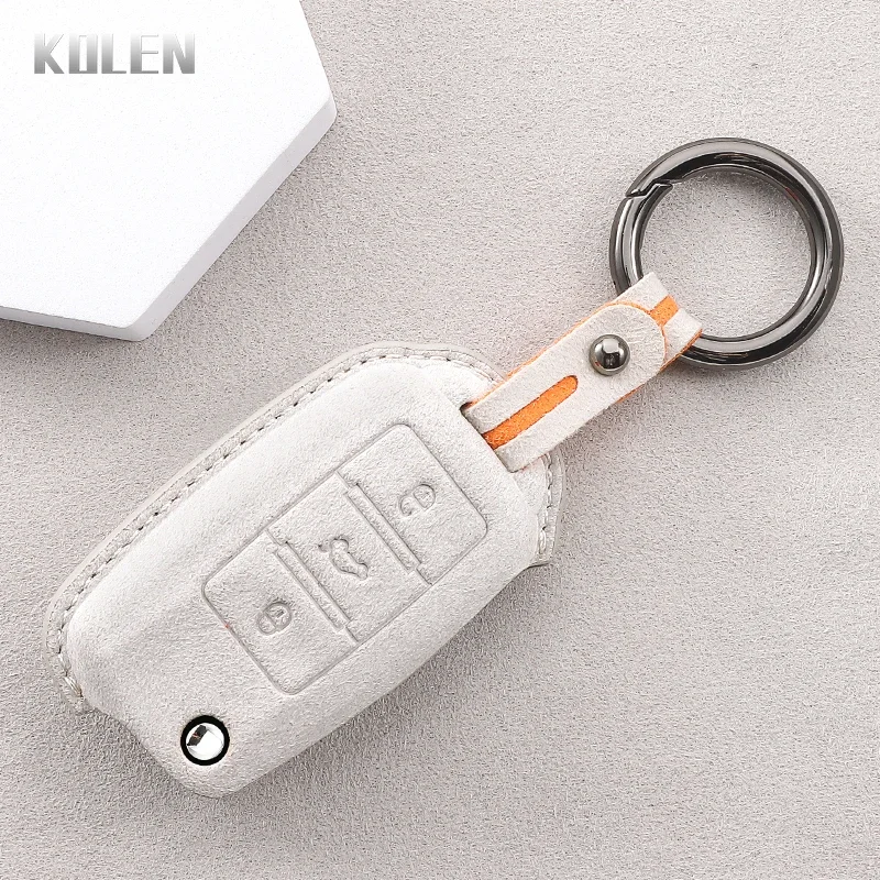 Funda de cuero para llave VW Polo, Golf, Passat y Seat León - imagen 2