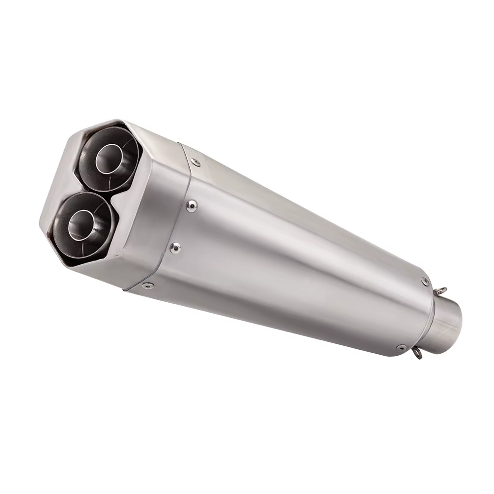 Escape universal de doble salida 51 mm para Yamaha MT-07, MT-09 y R3 - imagen 4