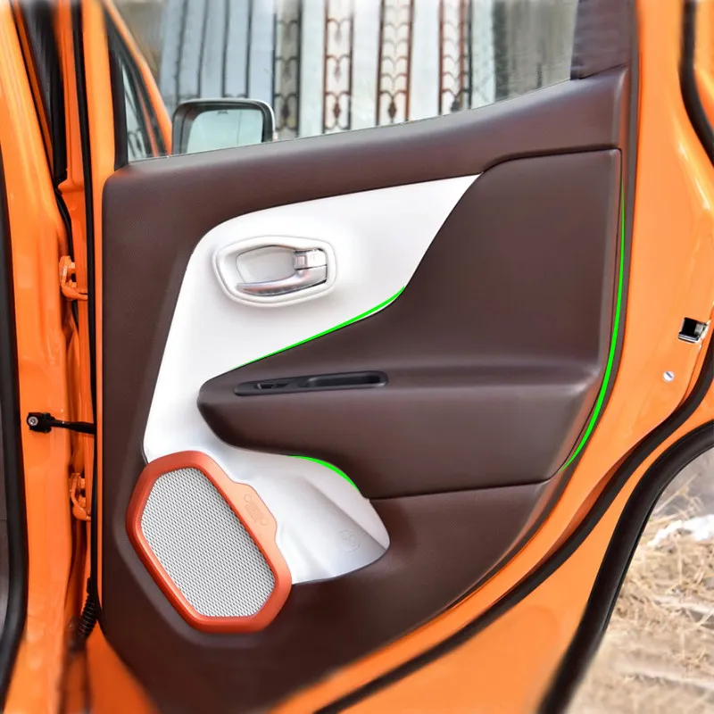 Embellecedor de reposabrazos de puerta para Jeep Renegade 2015-2017