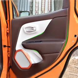 Embellecedor de reposabrazos de puerta para Jeep Renegade 2015-2017