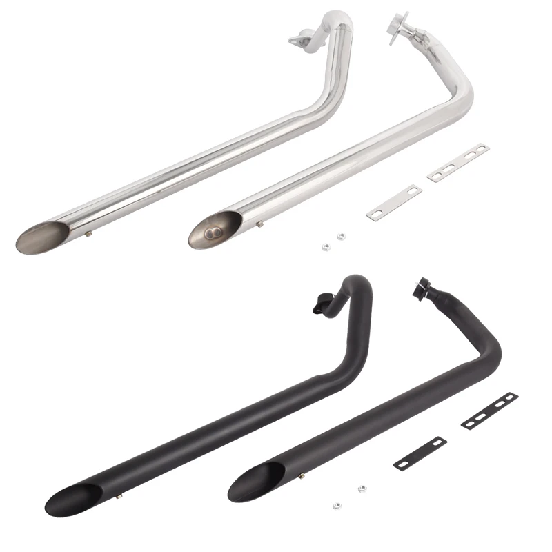 Escape dual para Yamaha Virago XV750, XV1100 y XV1000 personalizado - imagen 3