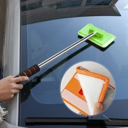 Cepillo limpiaparabrisas retráctil de microfibra para coche