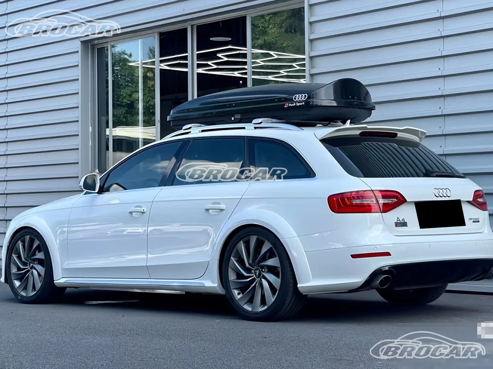 Para 2008-2016 Audi A4 RS4 B8 Avant Allroad estilo Original de alta calidad ABS plástico sin pintar alerón maletero alerón - imagen 2