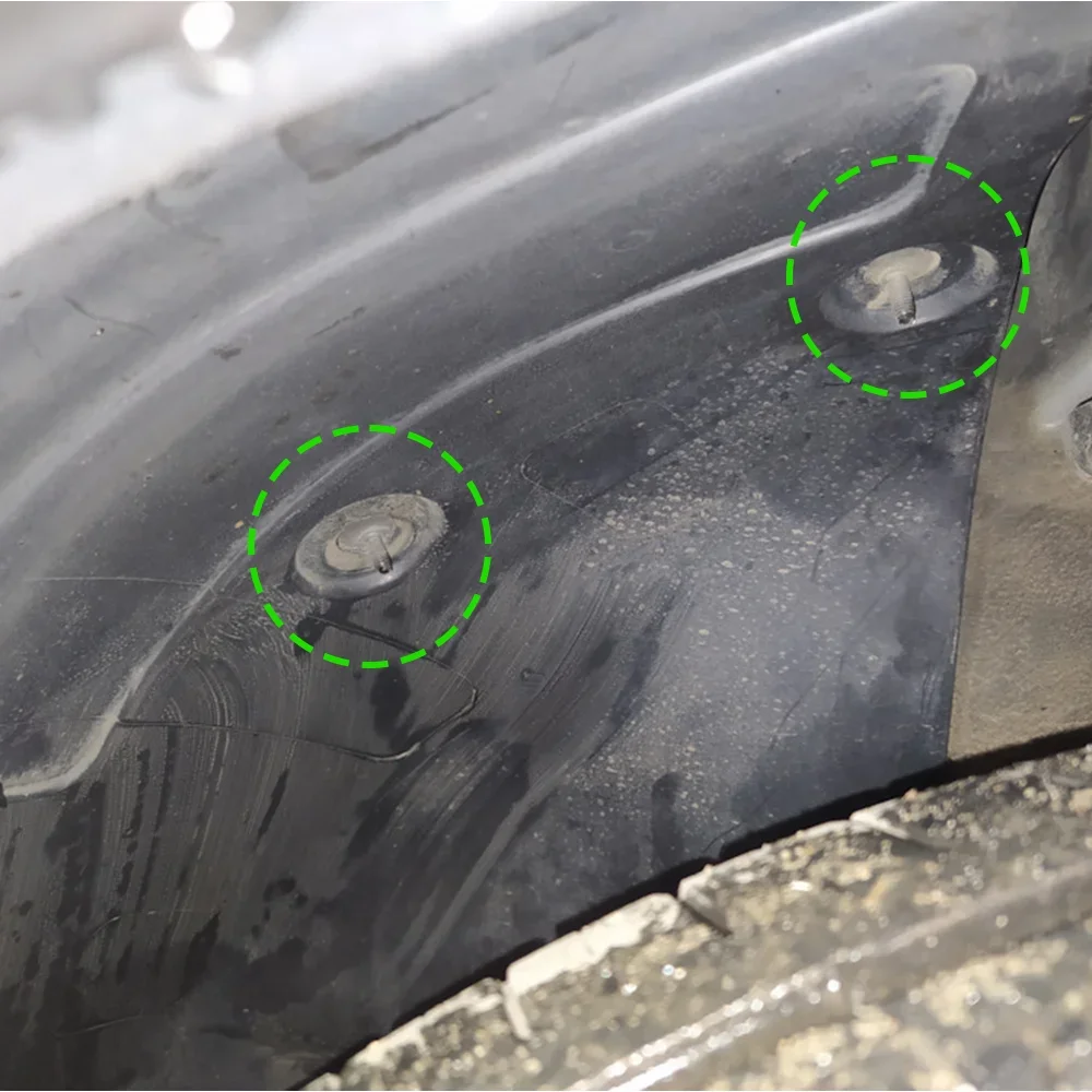 Clips guardabarros originales Kia Rio 2011-2018 negros para fijación - imagen 5