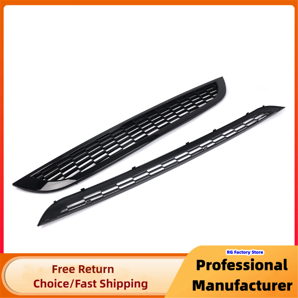 Rejilla parachoques delantero MINI One R50/R52/R53 negra panal - imagen 4