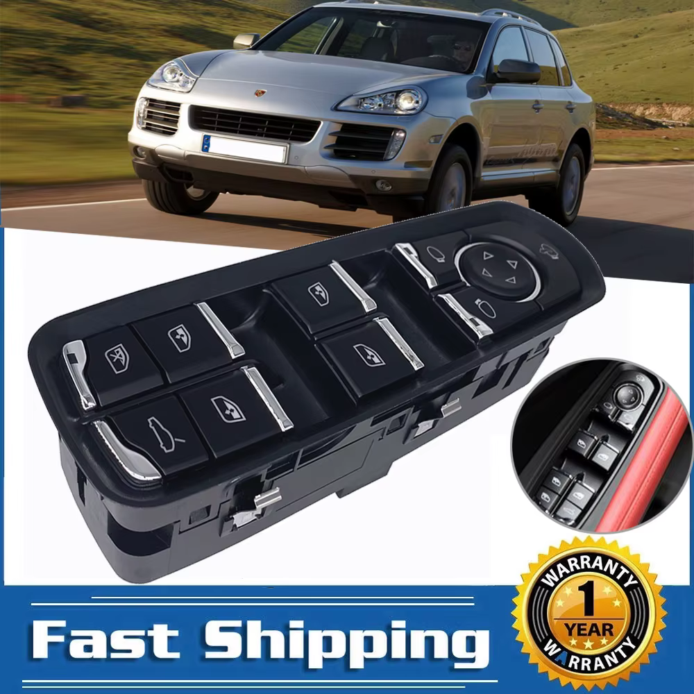 7PP959858RDML Interruptor elevalunas Porsche Panamera, Cayenne, Macan