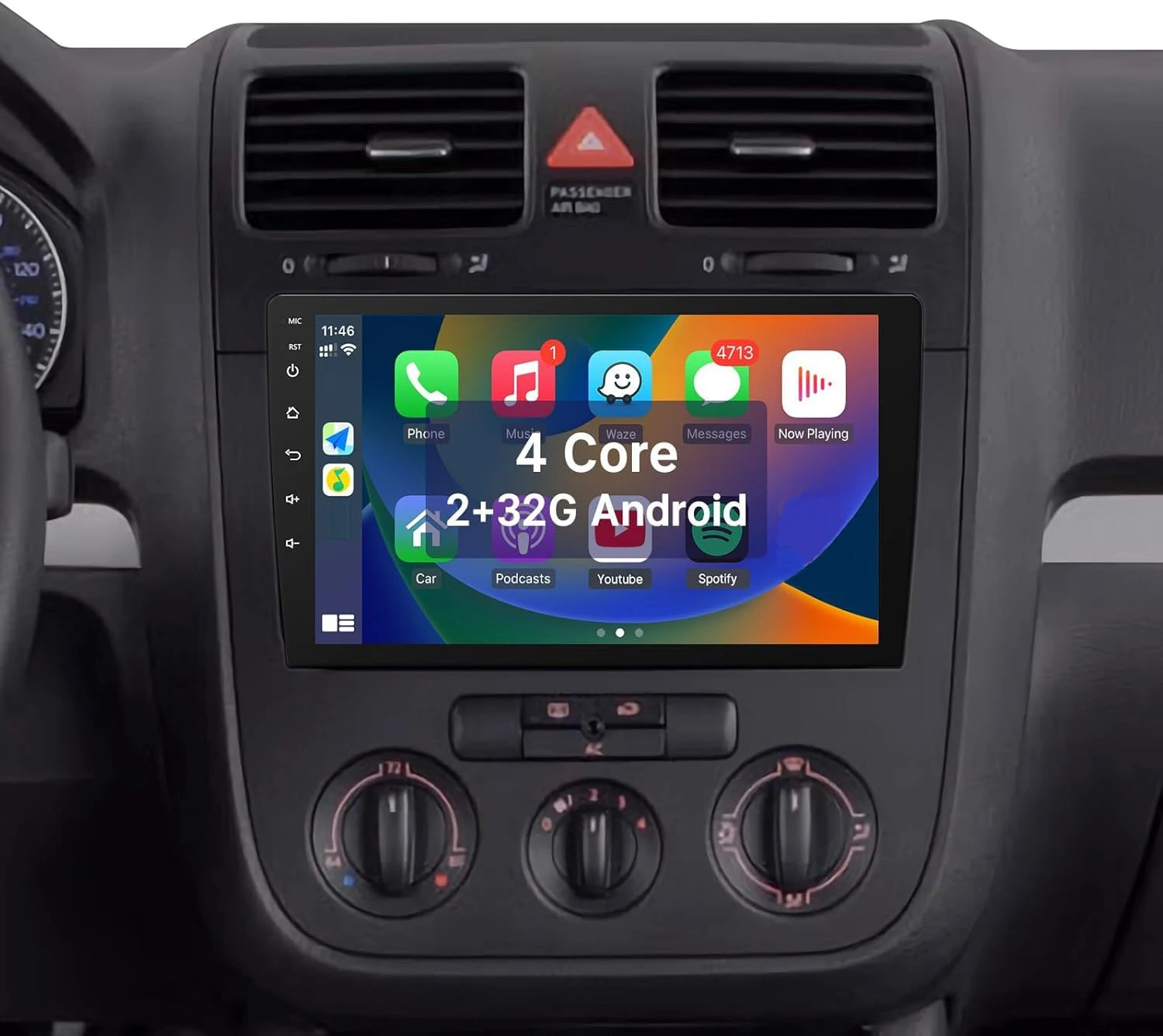 Autoradio 10" para VW Passat Jetta Golf Tiguan – CarPlay Android Auto