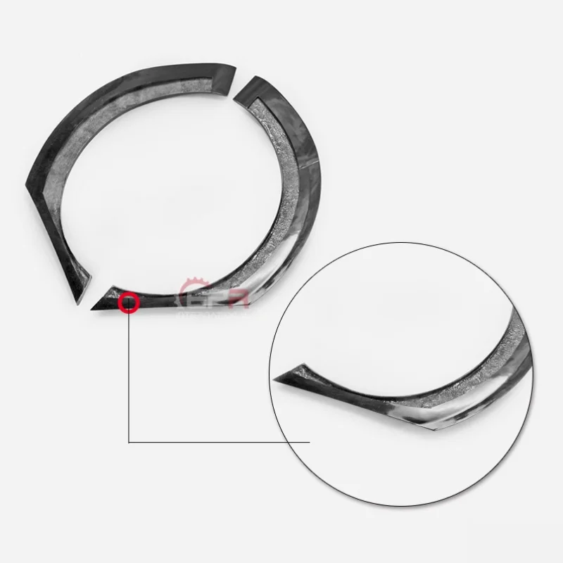 Guardabarros trasero de fibra de vidrio Honda Civic FK7 1.5 VTEC Turbo - imagen 5