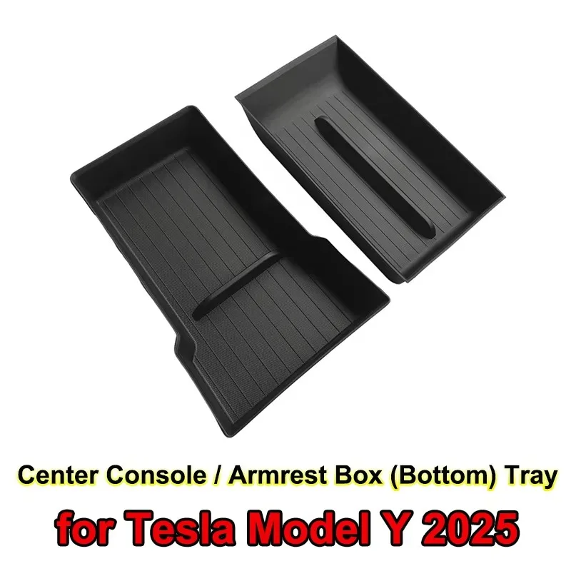Consola central ABS con reposabrazos para Tesla Model Y 2025 - imagen 5