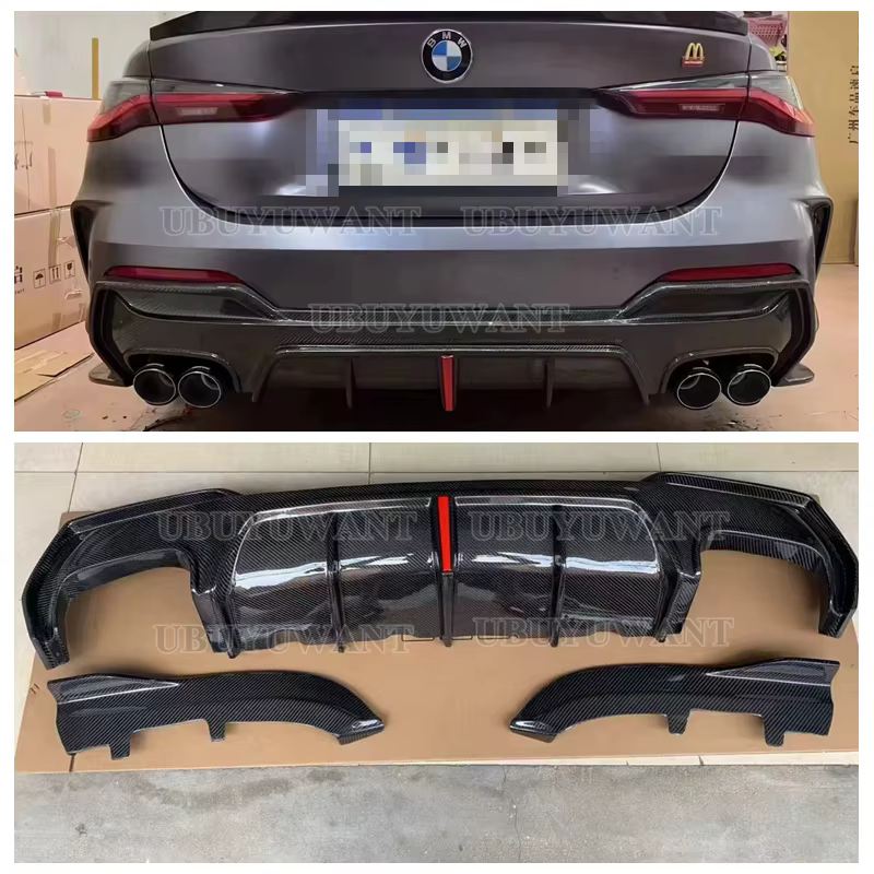 Difusor trasero carbono con luz BMW Serie 4 G22/G23 430i M440i - imagen 4