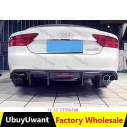 Difusor parachoques trasero Audi A7 2011-2018 fibra de carbono