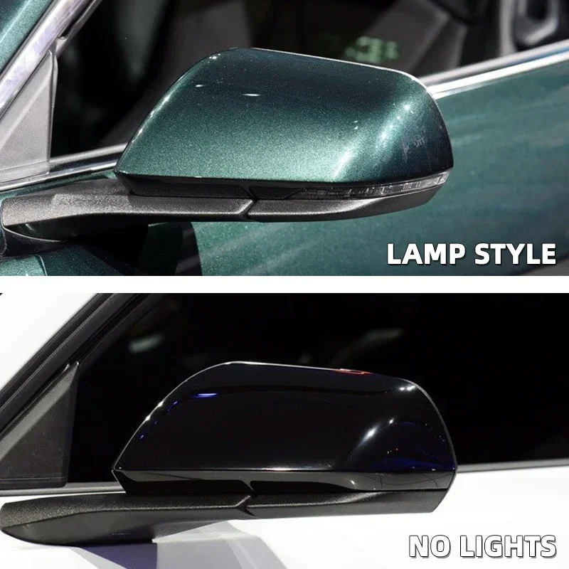 Tapas espejo retrovisor carbono negro brillante Ford Mustang 2015-2020 - imagen 2