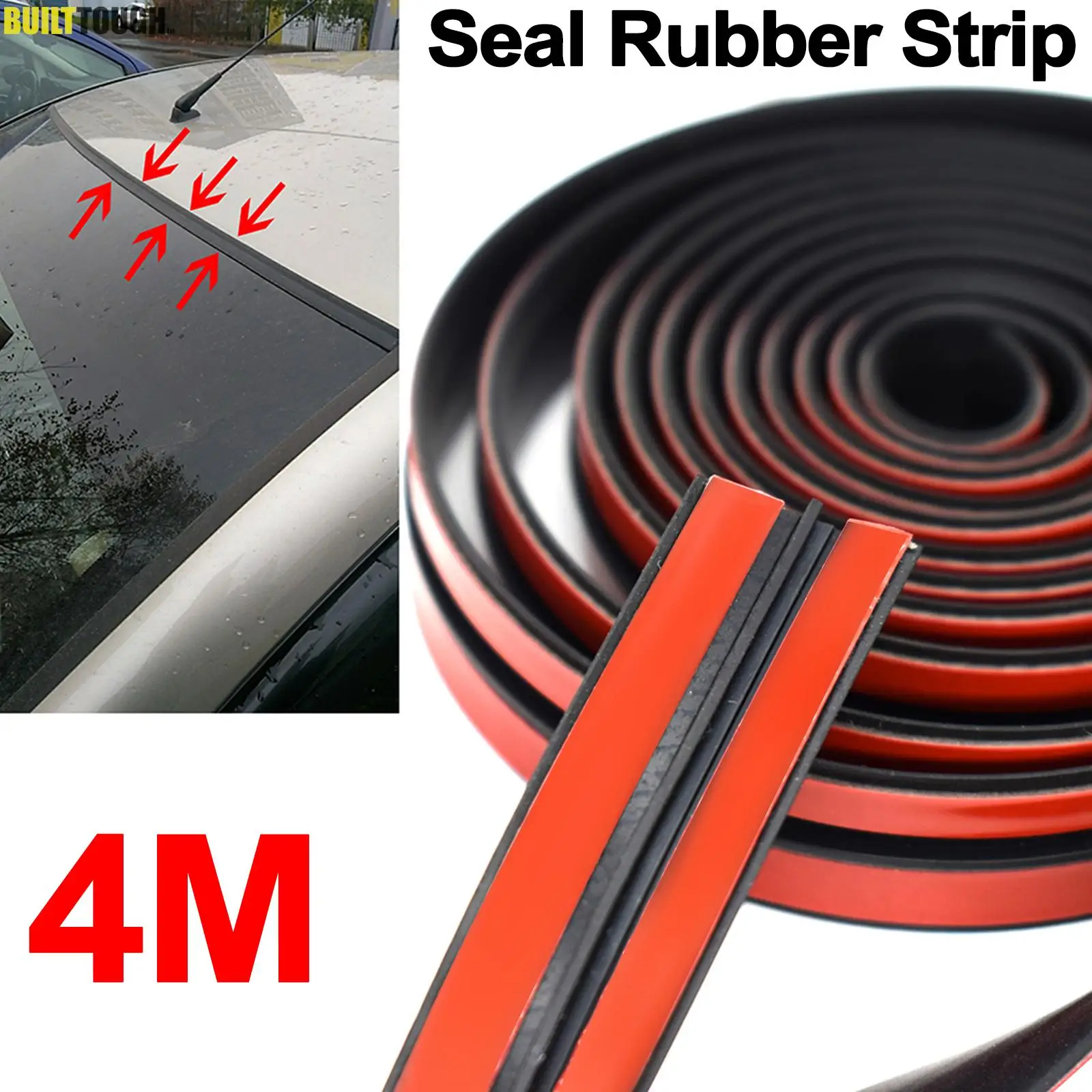 Kit burlete adhesivo goma coche – Juntas ventanas parabrisas universal