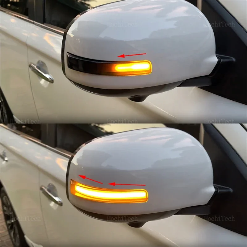 Intermitente de espejo lateral LED dinámico para Mitsubishi Outlander - imagen 4