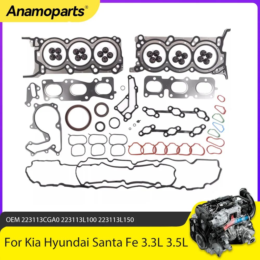 Junta de culata completa G6DH-G6DM – Hyundai Santa Fe, Kia Sorento 3.5 V6